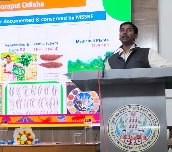 MSSRF scientist presents on biodiversity at national seminars