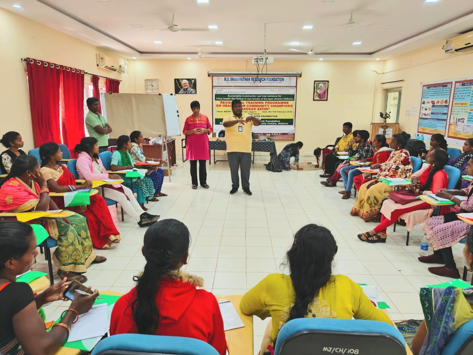 Residential Training of Community Champions (Gaggad Sathis) at BPTAbC Jeypore