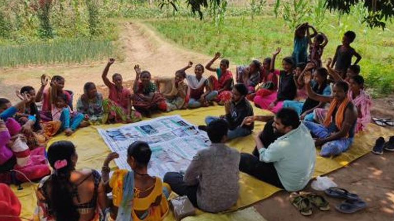Popularising the use of biofertilizers and biocontrol agents among finger millet farmers