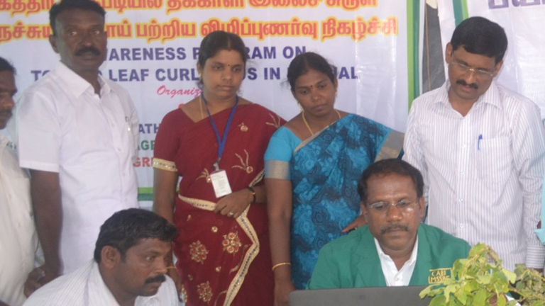 MSSRF-CABI “Plant Doctors” provide timely advice to save crops