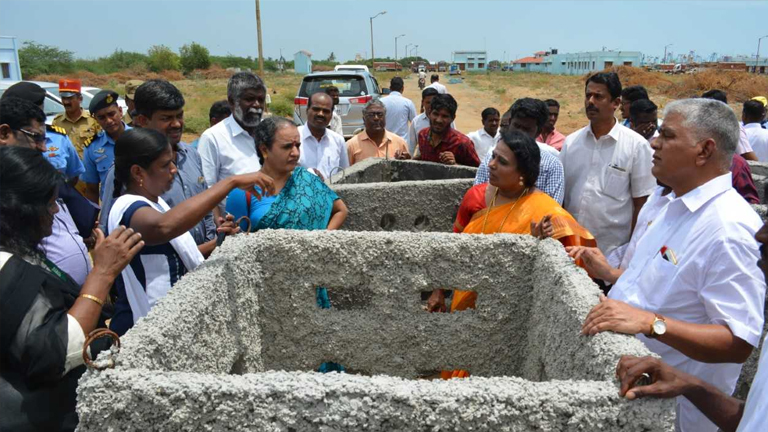 Artificial coral reefs to enhance fish resources in Karaikal Coast