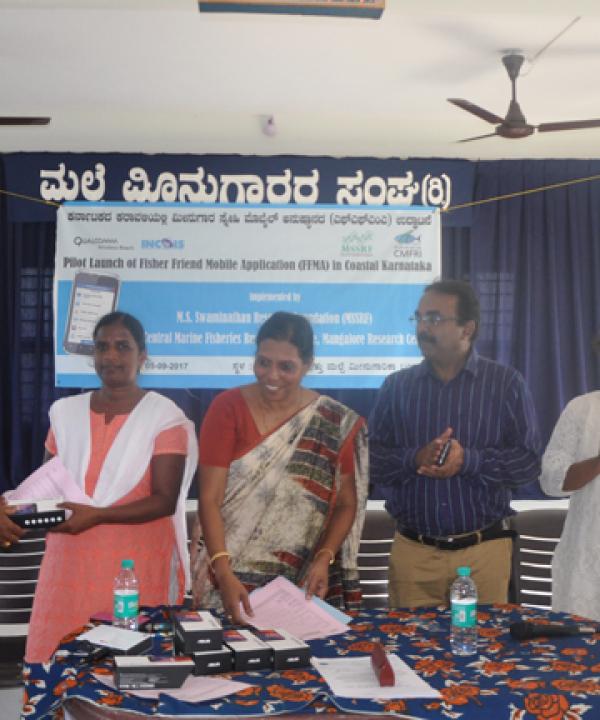 MSSRF’s Fisher Friend Mobile Application now in Karnataka