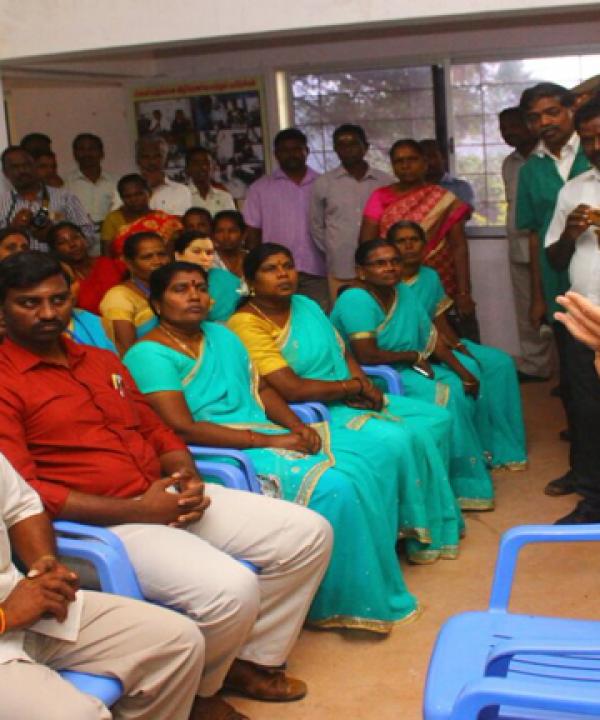 Puducherry Governor visits MSSRF Biovillage