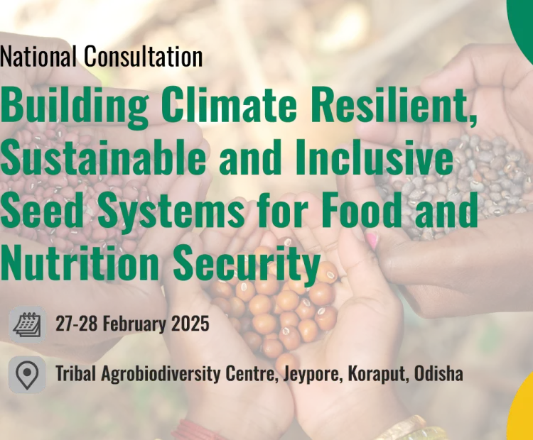 National Consultation: Building Climate Resilient, Sustainable and Inclusive Seed Systems for Food and Nutrition Security