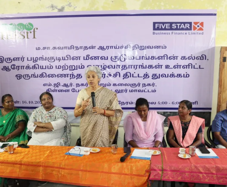 MSSRF launches an Integrated Development Program for the upliftment of the Irular Community