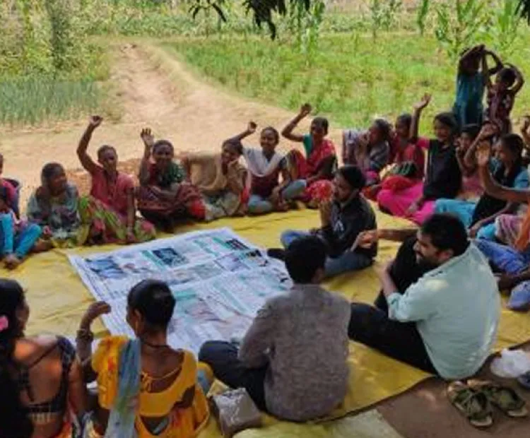 Popularising the use of biofertilizers and biocontrol agents among finger millet farmers