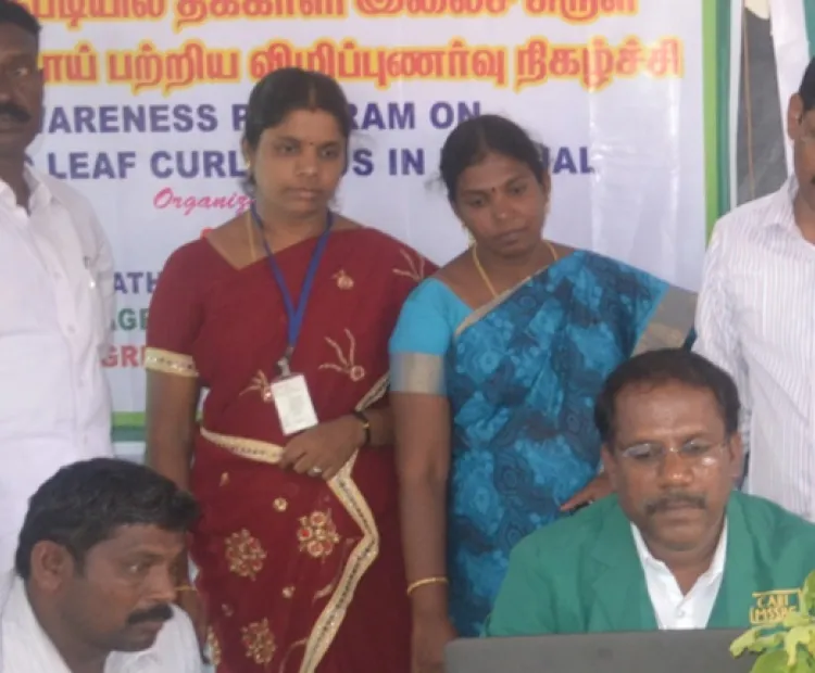 MSSRF-CABI “Plant Doctors” provide timely advice to save crops